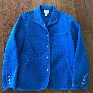 Vibrant Quilted Talbots Jacket